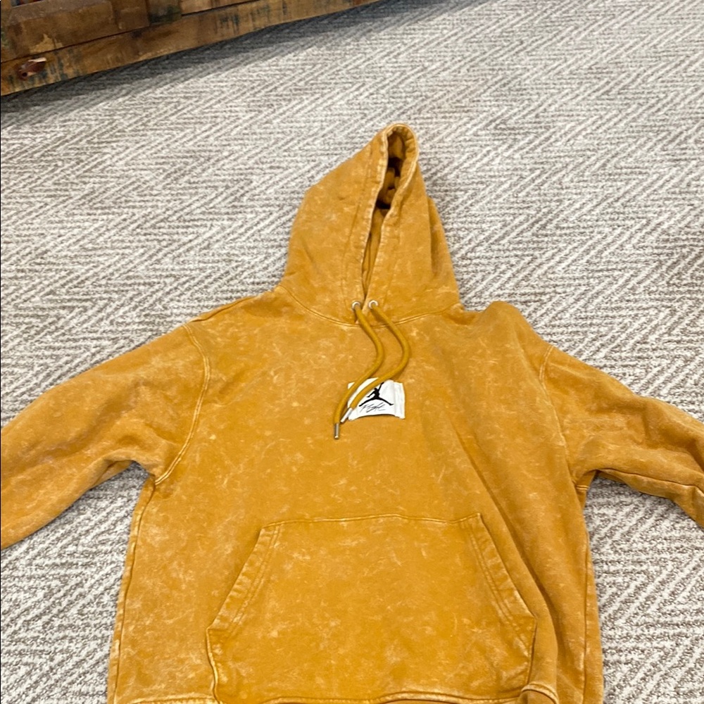 Mustard Yellow Hoodie with Logo